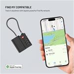 Fixed Tag Lock Smart tracker s podporou Find My a TSA, čierny