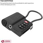 Fixed Tag Lock Smart tracker s podporou Find My a TSA, čierny