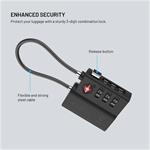Fixed Tag Lock Smart tracker s podporou Find My a TSA, čierny