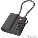 Fixed Tag Lock Smart tracker s podporou Find My a TSA, čierny