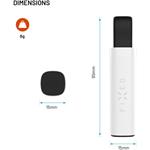 Fixed Tag Stick smart tracker s podporou Find My, biely