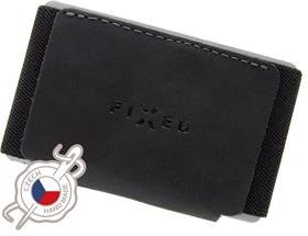 Fixed Tiny Wallet Kožená peňaženka z pravej hovädzej kože, čierna