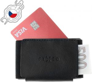 Fixed Tiny Wallet kožená peňaženka z pravej kože, čierna