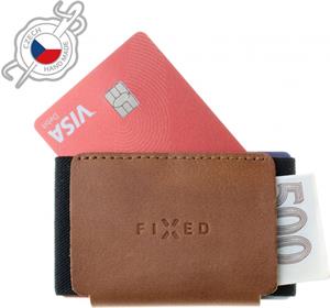 Fixed Tiny Wallet kožená peňaženka z pravej kože, hnedá