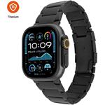 Fixed Titanium Strap titánový remienok pre Apple Watch 44/45/46/49mm, čierny