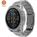 Fixed Titanium Strap titánový remienok pre Garmin QuickFit 26mm, prírodný titán