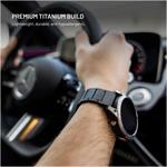 Fixed Titanium Strap titánový remienok pre smartwatch Samsung Galaxy Watch Ultra, čierny