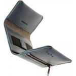 Fixed Tripple Wallet kožená peňaženka pre AirTag z pravej kože, modrá