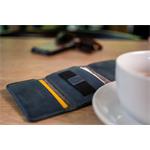 Fixed Tripple Wallet kožená peňaženka pre AirTag z pravej kože, modrá