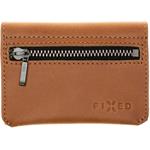 Fixed Tripple Wallet kožená peňaženka z pravej kože, hnedá