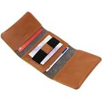 Fixed Tripple Wallet kožená peňaženka z pravej kože, hnedá
