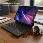 Fixed Typee Alu, puzdro s bezdrôtovou klávesnicou pre Apple iPad Pro 11" (2018-2022)/iPad Air (2020-2026), CZ, čierne
