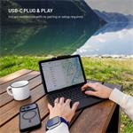 Fixed Typee Enduro puzdro s USB-C klávesnicou pre Apple iPad 10,9" (2022)/iPad 11" (2025), CZ, čierne