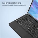 Fixed Typee Enduro puzdro s USB-C klávesnicou pre Apple iPad Pro 11" (2018-2022)/iPad Air (2020-2026), CZ, čierne