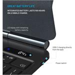 Fixed Typee puzdro s bezdrôtovou klávesnicou pre Apple iPad 10,9" (2022)/iPad 11" (2025), EN, čierne