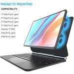 Fixed Typee puzdro s bezdrôtovou klávesnicou pre Apple iPad Pro 11" (2018-2022)/iPad Air (2020-2025), EN, čierne