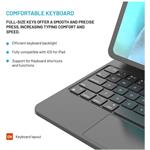 Fixed Typee puzdro s bezdrôtovou klávesnicou pre Apple iPad Pro 11" (2018-2022)/iPad Air (2020-2026), EN, čierne