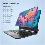 Fixed Typee puzdro s bezdrôtovou klávesnicou pre Apple iPad Pro 12,9" (2018-2022)/iPad Pro 13"/iPad Air 13", CZ, čierne