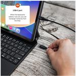 Fixed Typee puzdro s bezdrôtovou klávesnicou s magnetickým uchytením pre Apple iPad Pro 11" M4 2024/M5 2025, CZ, čierne,