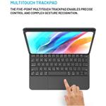 Fixed Typee puzdro s bezdrôtovou klávesnicou s magnetickým uchytením pre Apple iPad Pro 11" M4 2024/M5 2025, CZ, čierne,