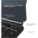 Fixed Typee puzdro s bezdrôtovou klávesnicou s magnetickým uchytením pre Apple iPad Pro 11" M4 2024/M5 2025, CZ, čierne