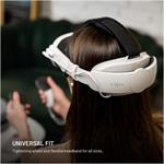 Fixed VR Power Headstrap náhlavný popruh s batériou pre Meta Quest 3/3S, 6 000 mAh, biely