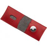 Fixed Wallet kožená peňaženka pre AirTag z pravej kože, červená