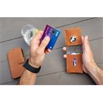 Fixed Wallet kožená peňaženka pre AirTag z pravej kože, hneda