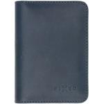 Fixed Wallet XL kožená peňaženka, modrá
