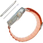 Fixed zafírová ochrana displeja pre Apple Watch Ultra s oceľovým rámčekom