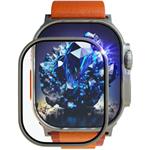 Fixed zafírová ochrana displeja pre Apple Watch Ultra s oceľovým rámčekom