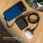 Fixed Zen 10 Loop powerbanka s LCD displejom a výstupom 30W, 10 000 mAh, čierna