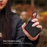 Fixed Zen 10 Loop powerbanka s LCD displejom a výstupom 30W, 10 000 mAh, čierna