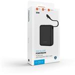 Fixed Zen 10 Loop powerbanka s LCD displejom a výstupom 30W, 10 000 mAh, čierna