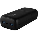 Fixed Zen 30 powerbanka s LCD displejom a výstupom PD 20W, 30 000 mAh, čierna