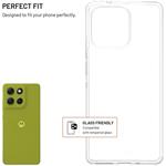 FixedStory TPU gélový kryt pre Motorola Moto G86 Power, číry