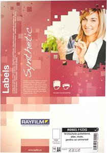 fólia A4 RAYFILM matná biela samolepiaca polyetylenová laser/inkjet 10ks