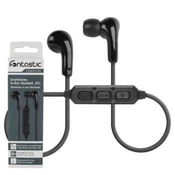Fontastic Essential E2, bezdrôtové In-Ear stereo slúchadlá, čierne