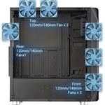 Fortron CMT230 Black, s oknom
