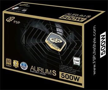 Fortron FSP zdroj AURUM S 500W, 80PLUS GOLD, 21dB