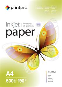 Fotopapier PrintPro matný 190g/m2,500ks,A4