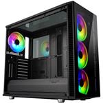 Fractal Design Define S2 Vision RGB Midi-Tower, Tempered Glass - čierna