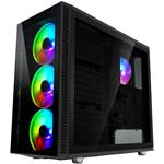Fractal Design Define S2 Vision RGB Midi-Tower, Tempered Glass - čierna