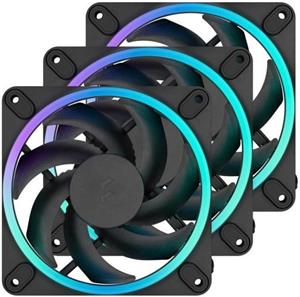 Fractal Design Momentum 14 RGB, 3-pack, čierne