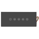 FRESH ´N REBEL Rockbox Brick XL Fabriq Edition Bluetooth reproduktor, Concrete, šedý