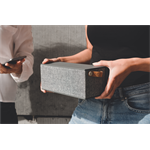 FRESH ´N REBEL Rockbox Brick XL Fabriq Edition Bluetooth reproduktor, Concrete, šedý