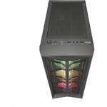 FSP/Fortron ATX Midi Tower CMT211A Black, průhledná bočnice, A.RGB