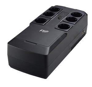 FSP UPS NanoFit 600, 600 VA, 360 W, 2xUSB power, LED, offline