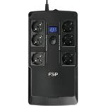 FSP UPS NanoFit 800, 800 VA, 2xUSB power, LCD, RJ45, offline