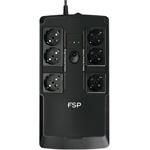 FSP UPS NanoFit 800, 800 VA, 2xUSB power, LCD, RJ45, offline